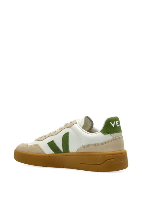V-90 sneakers in almond and kiwi leather VEJA | VD2020916BPURE_KIWI_ALMOND_NATURAL