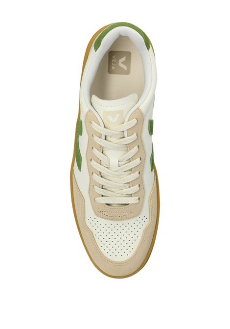 V-90 sneakers in almond and kiwi leather VEJA | VD2020916BPURE_KIWI_ALMOND_NATURAL