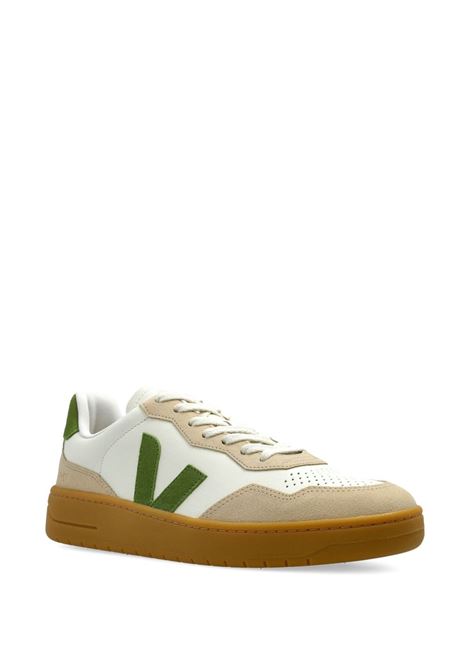 V-90 sneakers in almond and kiwi leather VEJA | VD2020916BPURE_KIWI_ALMOND_NATURAL