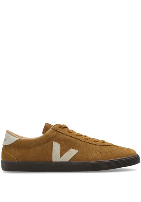 Tobacco suede volleyball sneakers VEJA | VO0303724BTENT_NATURAL_EAGLE