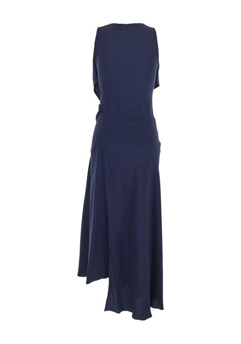 Abito blu scuro acetato VICTORIA BECKHAM | 1325WDR006664AMIDNIGHT