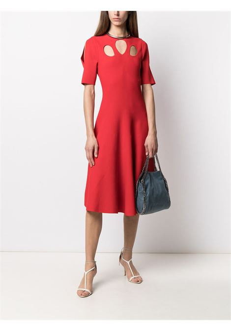 Navy blue eco-leather mini Falabella tote bag  featuring silver-tone chain STELLA MC CARTNEY | 371223-W91324313