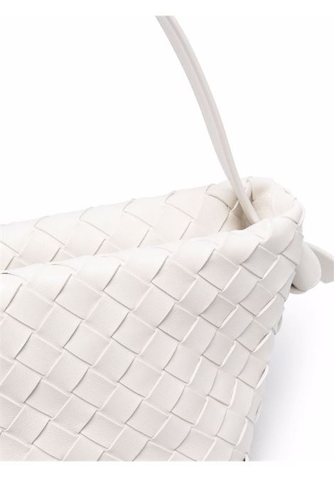 white lamb leather Tie shoulder bag  BOTTEGA VENETA | 690503-V1FG19009