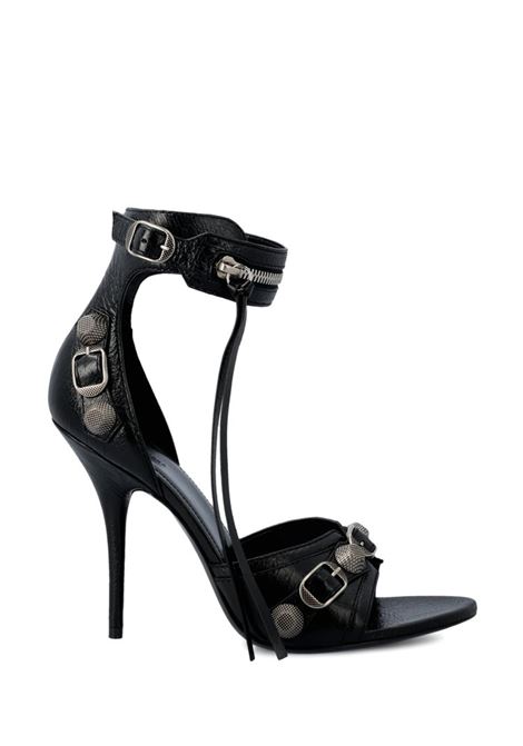 black calf leather Cagole 110mm leather sandals  BALENCIAGA | 743057-WAD4E1081