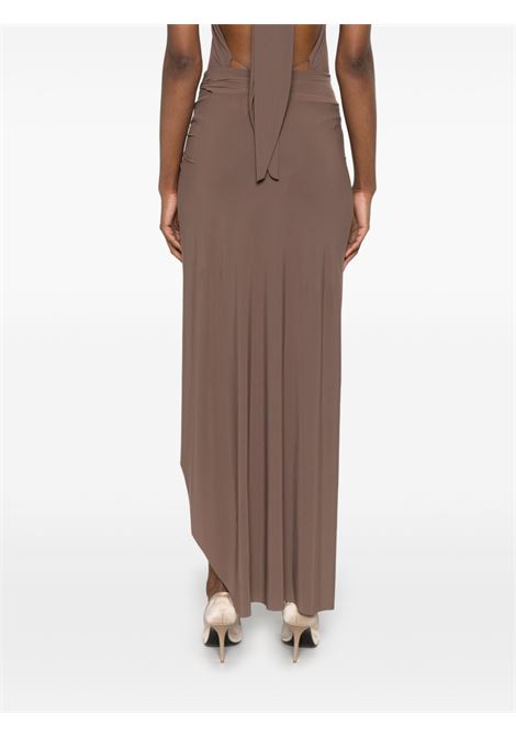 Milla taupe skirt AMAZUIN | MILLATAUPE BROWN