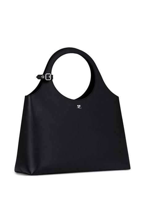 Borsa Holy Day nera in pelle COURRÈGES | 125GSA164CR00659999