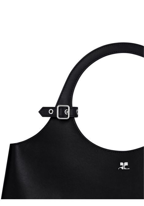 Borsa Holy Day nera in pelle COURRÈGES | 125GSA164CR00659999