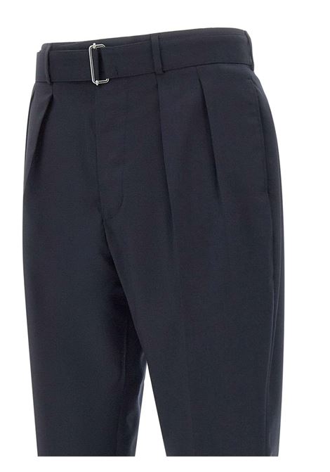 Pantalone lana blu OFFICINE GENERALE | S25MTLG460R-PIERREDARK NAVY