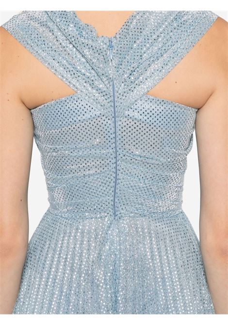 Asymmetrical light blue tulle dress TALBOT RUNHOF | OM0578-04-OO15422