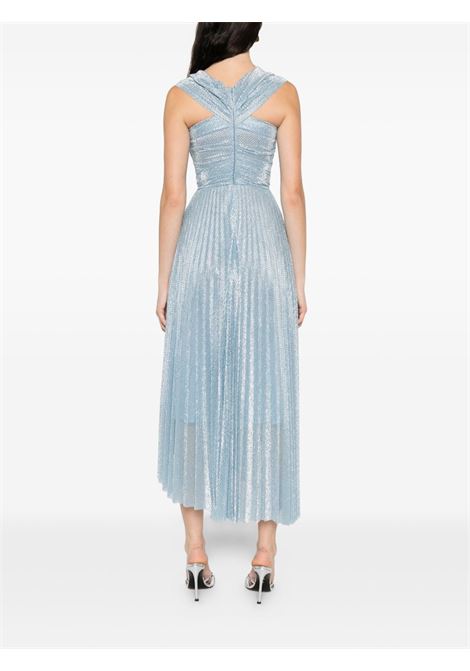 Asymmetrical light blue tulle dress TALBOT RUNHOF | OM0578-04-OO15422