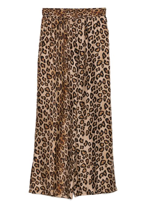 Pantalone in seta maculato ALBERTO BIANI | CC872-SE305860