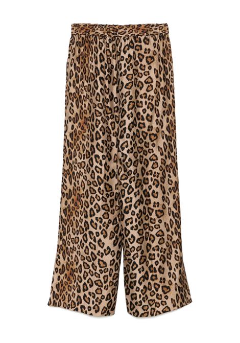 Pantalone in seta maculato ALBERTO BIANI | CC872-SE305860