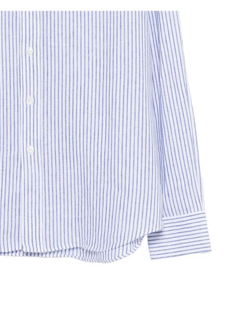 Camicia cotone a righe azzurre ALESSANDRO GHERARDI | REGENT SOFT-7640622
