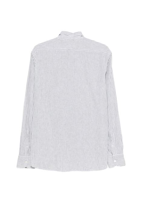 Camicia cotone a righe verdi ALESSANDRO GHERARDI | REGENT SOFT-7640720