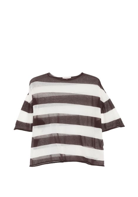 T-shirt filo cotone a righe ANTONELLI | 41737Q-40799 MARGHERITAB3