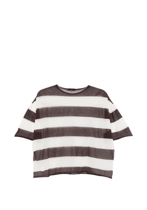 T-shirt filo cotone a righe ANTONELLI | 41737Q-40799 MARGHERITAB3