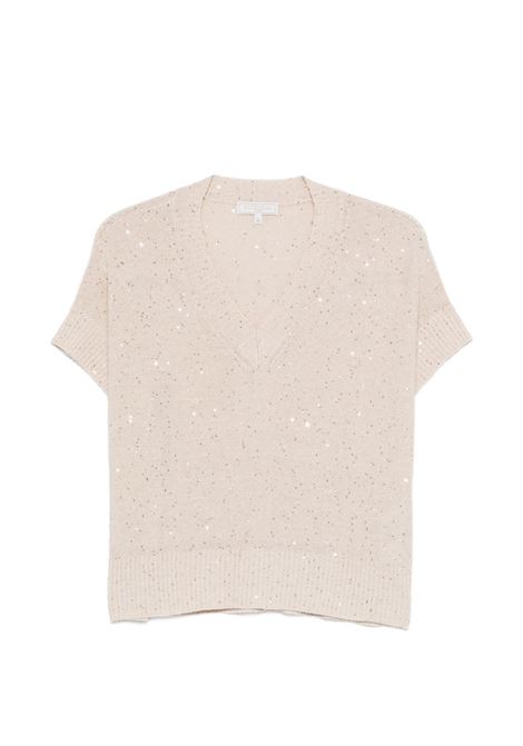 Beige cotton-blend jumper ANTONELLI | 41778Q-01625 CALLA20120