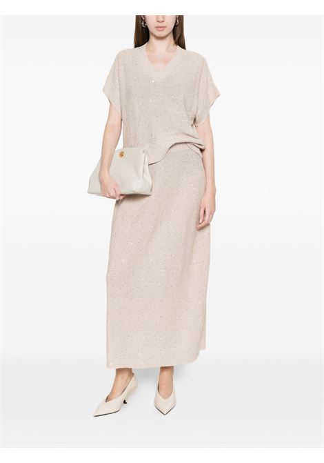 Beige cotton-blend jumper ANTONELLI | 41778Q-01625 CALLA20120