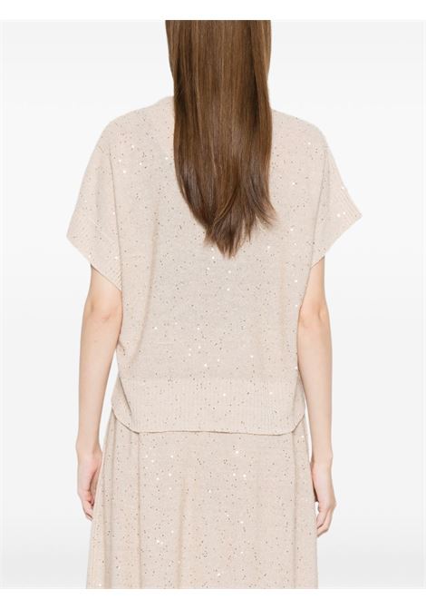 Beige cotton-blend jumper ANTONELLI | 41778Q-01625 CALLA20120