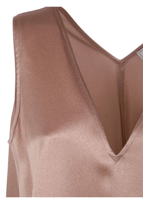 Camel-coloured acetate top ANTONELLI | J5808Q-794 BERGAMO105