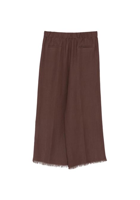 Pantalone lino marrone ANTONELLI | L8595Q-935 SAMUELE240
