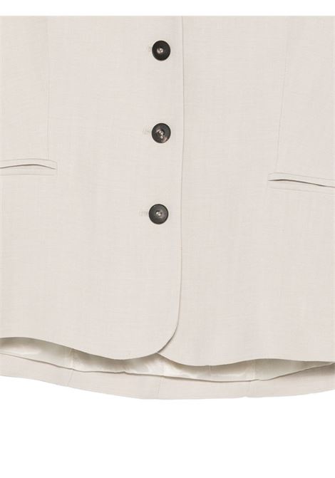 Gilet lino sabbia ANTONELLI | N3587Q-935 JESI124