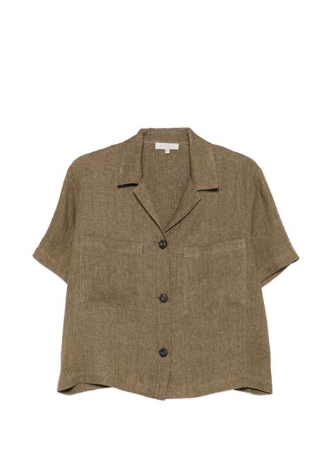 Camicia lino verde ANTONELLI | Q2992-551 ANNA343