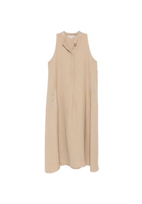 Abito lino beige ANTONELLI | Q6659-4098 MINNIE116