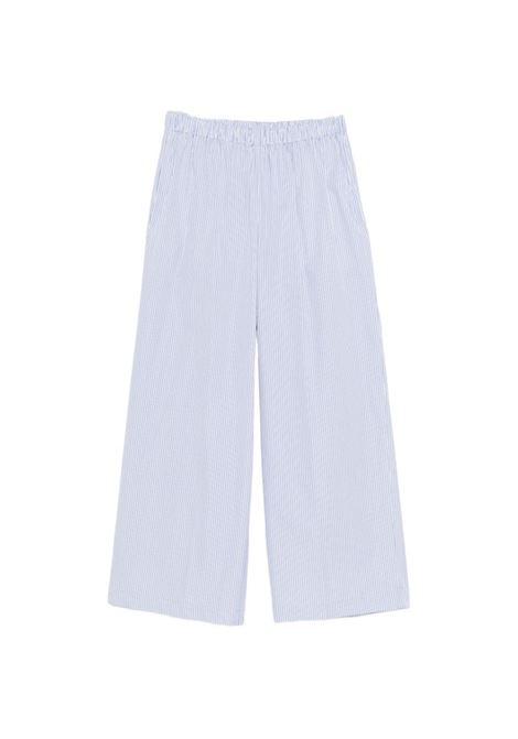 Pantalone cotone a righe bianco/azzurro ASPESI | 0127-A30410069