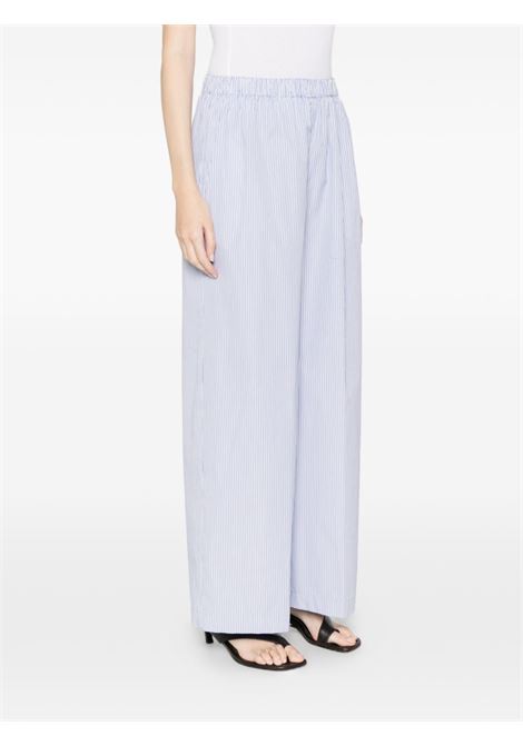 Pantalone cotone a righe bianco/azzurro ASPESI | 0127-A30410069