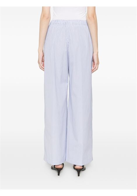 Pantalone cotone a righe bianco/azzurro ASPESI | 0127-A30410069