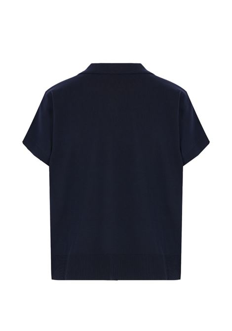Blue cotton yarn polo shirt ASPESI | 3224-337101098