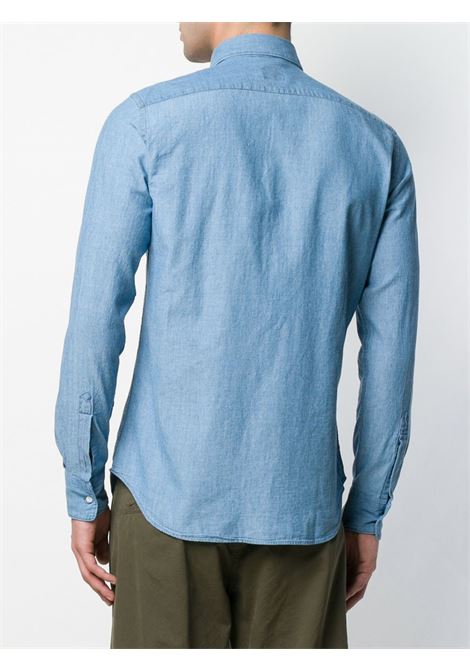 Camicia cotone chambry blu jeans ASPESI | CE36-E54201122