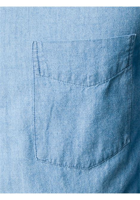 Camicia cotone chambry blu jeans ASPESI | CE36-E54201122
