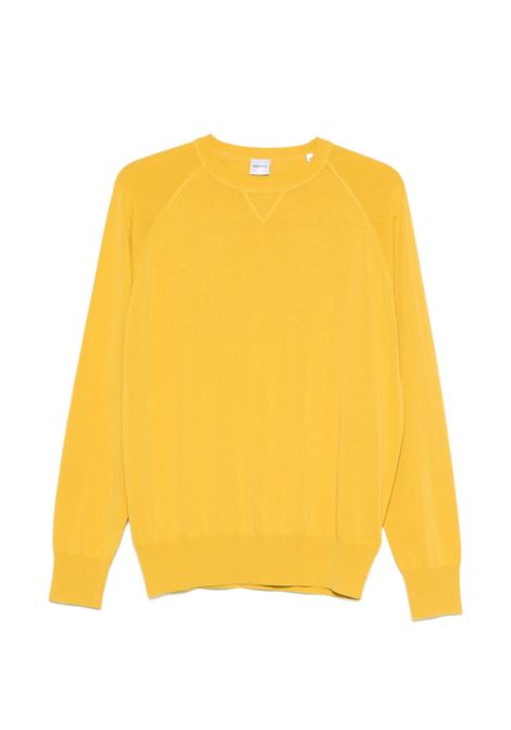Yellow crew neck sweater ASPESI | M829-337101155