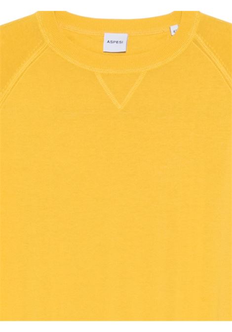 Yellow crew neck sweater ASPESI | M829-337101155