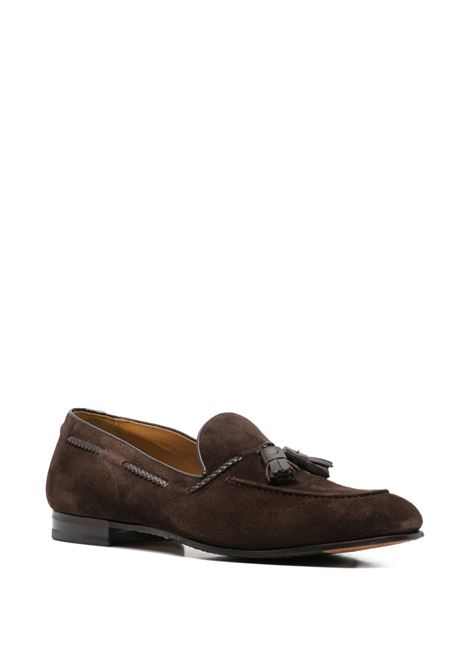 Dark brown suede loafers CALCE | X2046/HARRY-SOFTYEBANO
