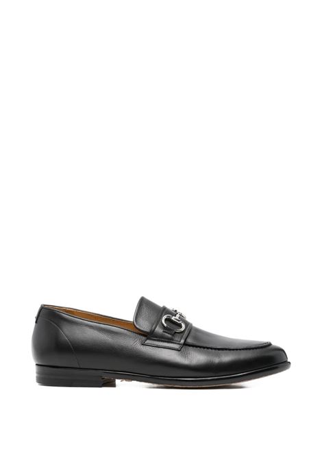 Black leather loafer CALCE | X2056/JAVO-WASHERBLACK