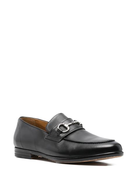 Black leather loafer CALCE | X2056/JAVO-WASHERBLACK