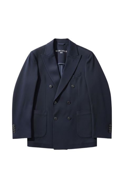 Blue double-breasted jacket CIRCOLO 1901 | CN5176447
