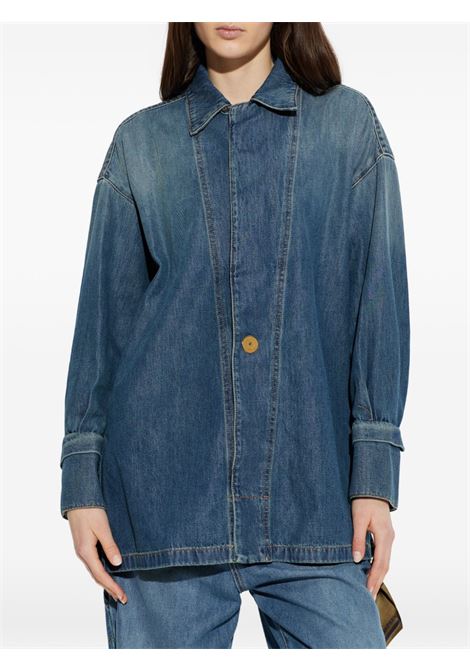 Blue denim overshirt jacket  DARKPARK | WSH08-TBL01W075 JODIEW075