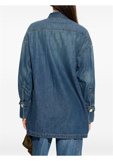 Blue denim overshirt jacket  DARKPARK | WSH08-TBL01W075 JODIEW075