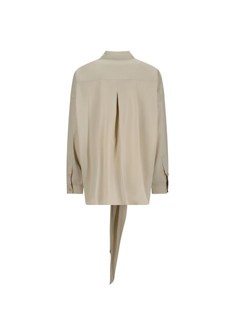 Beige cotton over shirt DARKPARK | WSH33-FAC134 ROMY0085