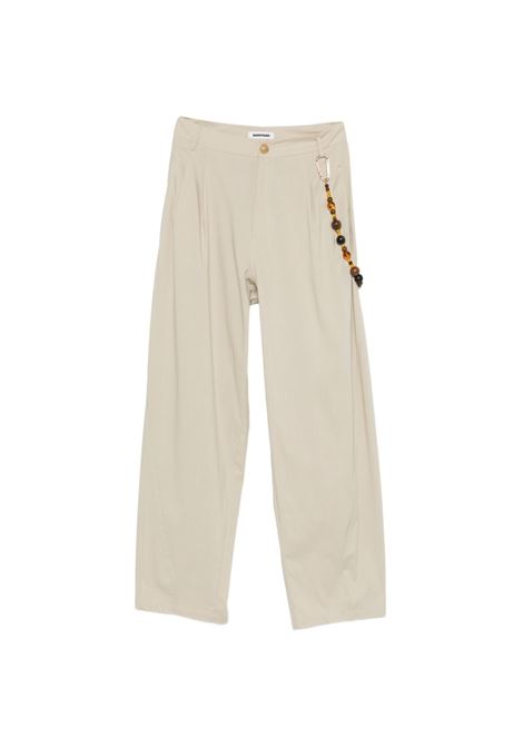 Beige cotton pants DARKPARK | WTR36-FAC134 PHEBE0085