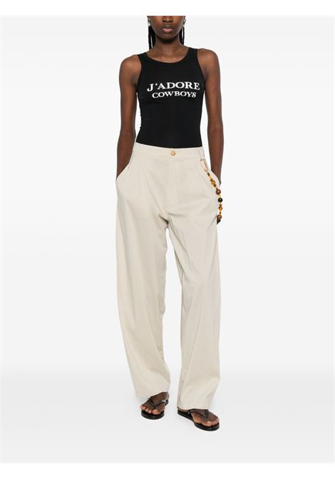 Beige cotton pants DARKPARK | WTR36-FAC134 PHEBE0085