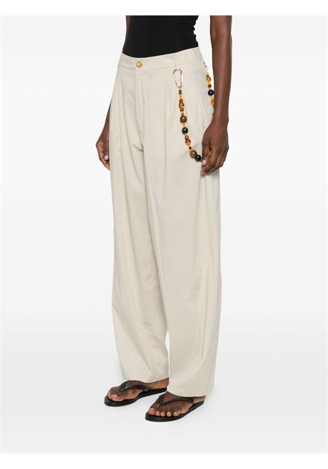 Beige cotton pants DARKPARK | WTR36-FAC134 PHEBE0085