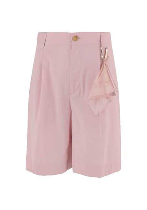 Pink Cotton Bermuda Shorts DARKPARK | WTR45-FAC134 DANIELLE0030