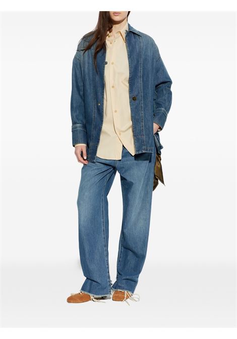 Blue jeans with a scarf detail DARKPARK | WTR58-TBL01W075 LISAW075