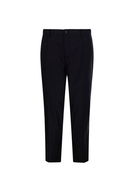 Pantalone lino nero ENTRE AMIS | P26JAP5/RENO/21482007