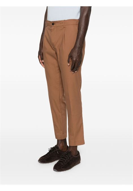 Pantalone in cotone tabacco ENTRE AMIS | P26JAP5/RENO/27795031